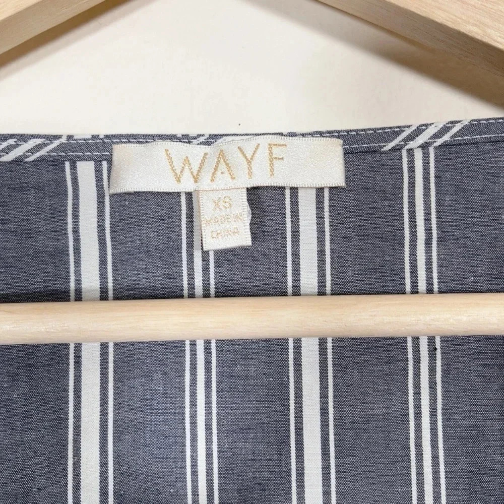 WAYF | STRIPED WRAP TOP - Picture 7 of 10